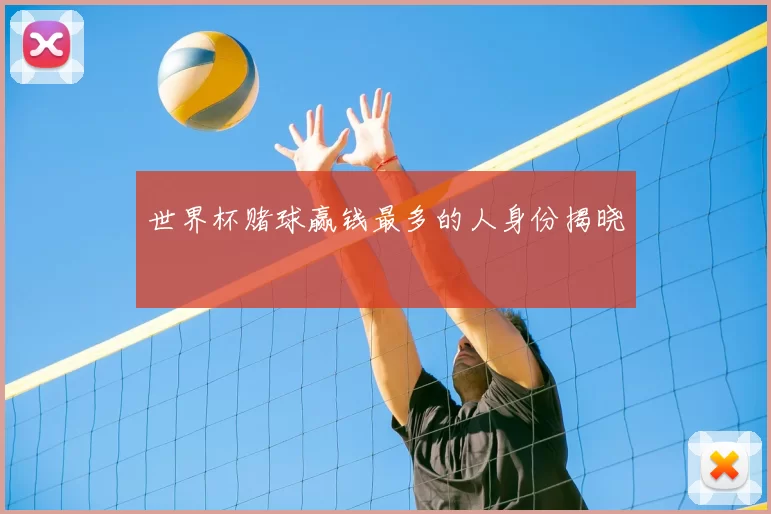 世界杯赌球赢钱最多的人身份揭晓